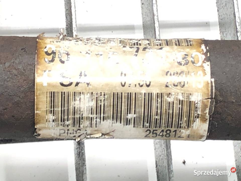 PÓŁOŚ LEWY PRZÓD CITROEN CELYSEE 16 92 PRZEGUB Półosie sprzedam