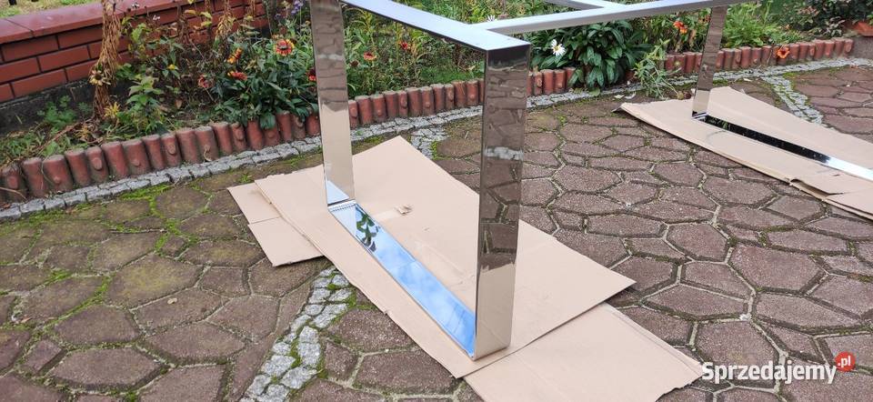 Stelaż stołu stal nierdzewna polerowana 72cm Żuromin