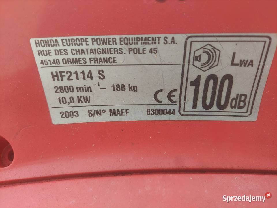 Traktorek kosiarka honda v2 Brzozów