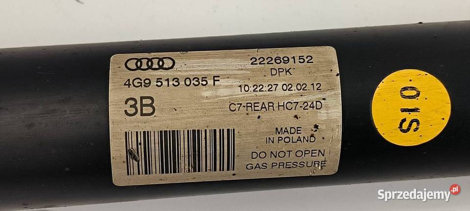 AMORTYZATOR PRAWY TYŁ AUDI A6 C7 Lipno