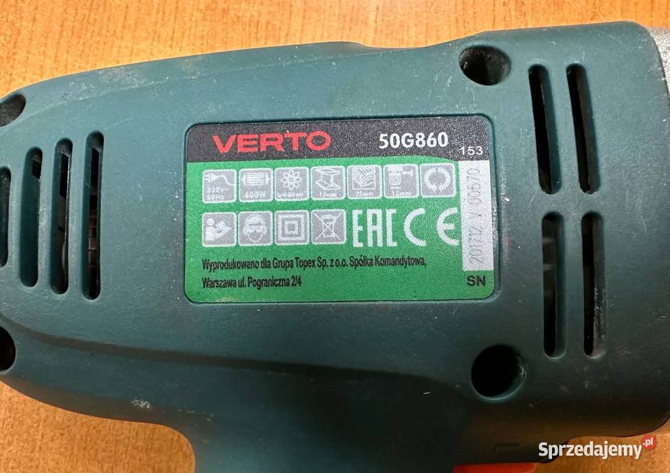 Wiertarka Verto 600W 50G860 Elbląg
