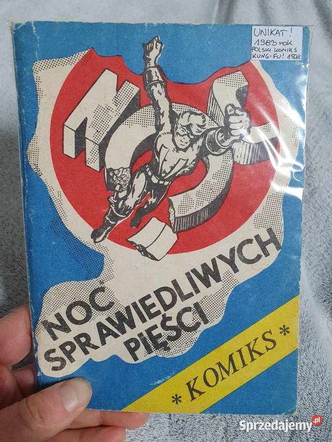 Noc Sprawiedliwych Pięści komiks kungfu 1983 Gdynia