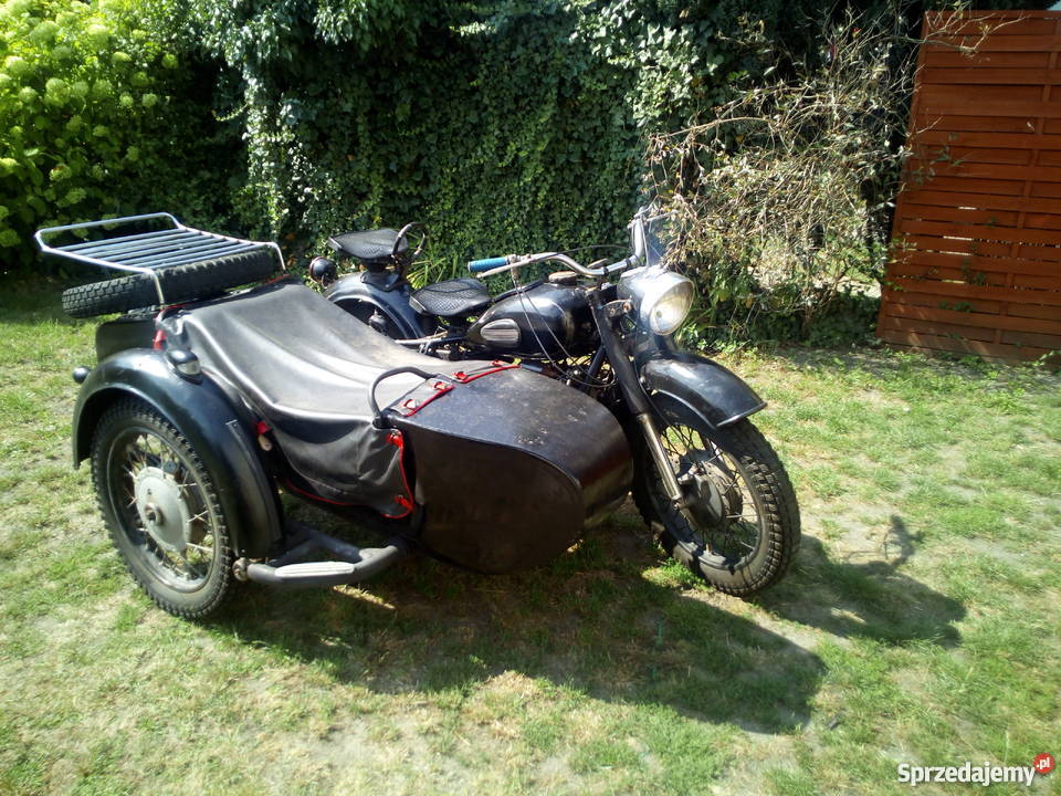 Sprzedam motor z wózkiem bocznym k750 wał Kardana Poznań sprzedam