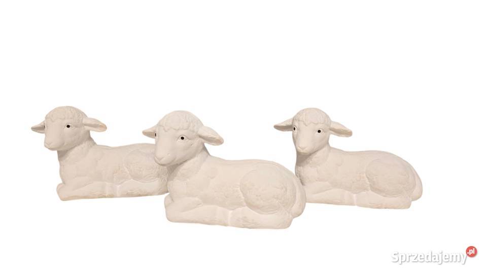 baranek wielkanocny owieczka gipsowa mega duża sprzedam