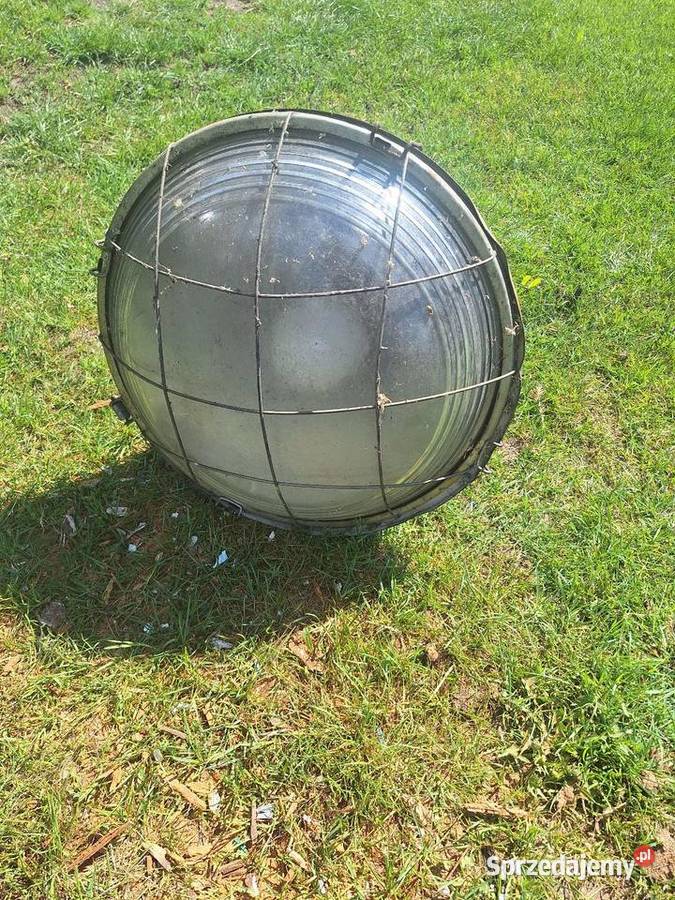 Lampa przemyslowa prl Mroczków Gościnny