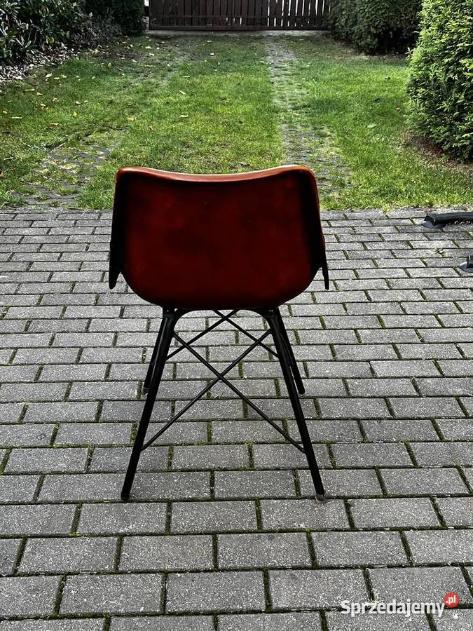 Stylowe krzesła skórzane komplet 6 sztuk mazowieckie