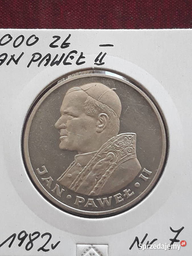 1000 Papież Jan Paweł II 1982 r 7 Konin