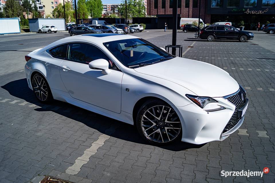 Lexus RC 200t FSport krajowy serwisowany w ASO asystent pasa ruchu śląskie Katowice