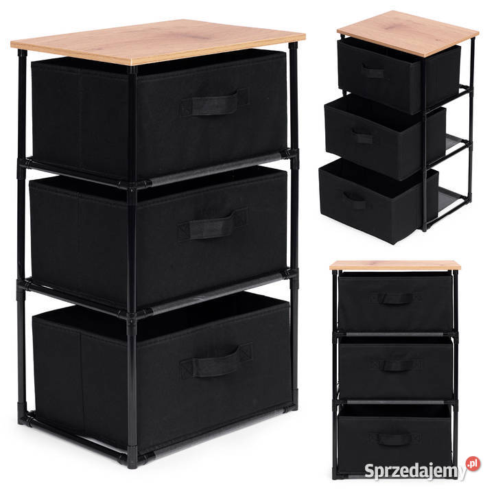 Szafka regał organizer tekstylny z wyciąganymi Smogorzów
