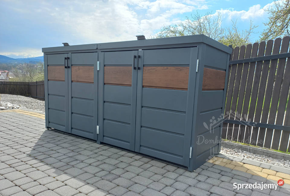 Zabudowa koszy na śmieci 275x80x120 4x240L Słupsk