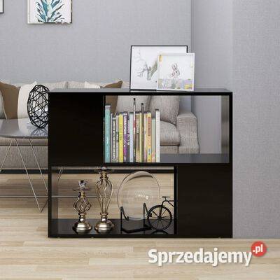 vidaXL Szafka TV czarna 80x24x63 materiał Warszawa