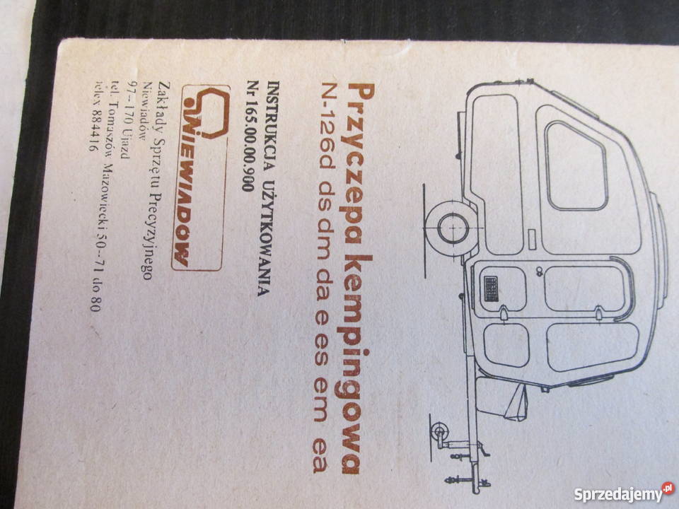 przyczepa campingowa niewiadow 126 Przyczepy i naczepy śląskie Ruda Śląska