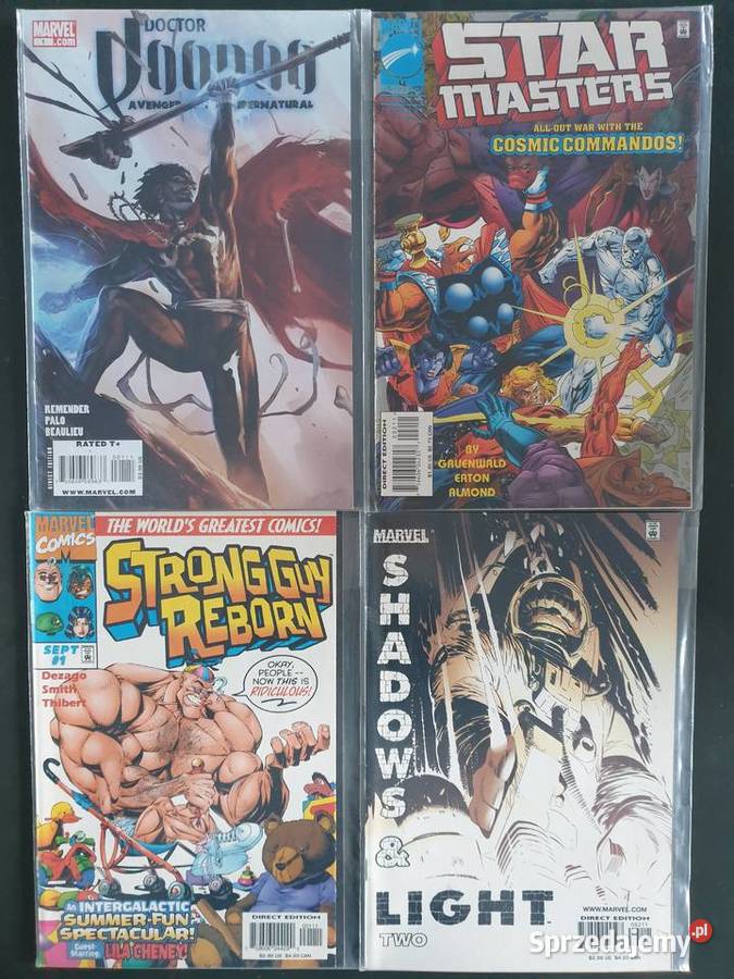 Kolekcja 30 oryginalnych komiksów Marvel USA Superbohaterowie Kultura i Rozrywka pomorskie Gdynia