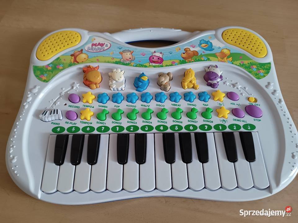 Pianino pianinko organki edukacyjne zabawka Szczecin