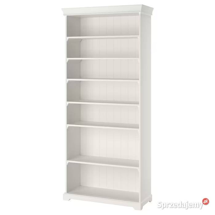 Regał IKEA Liatorp biały oświetlenie Warszawa
