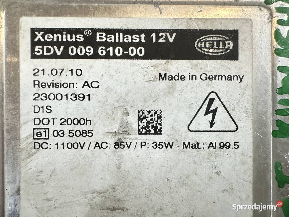 NISSAN QASHQAI I LIFT PRZETWORNICA MODUŁ LAMPY osobowe Przetwornice Międzychód sprzedam
