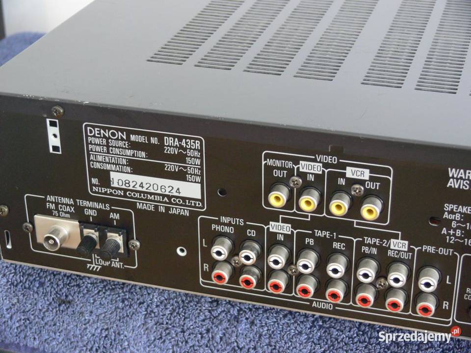 Amplituner Denon DRA435R sprawny WYSYŁKA Jasło sprzedam