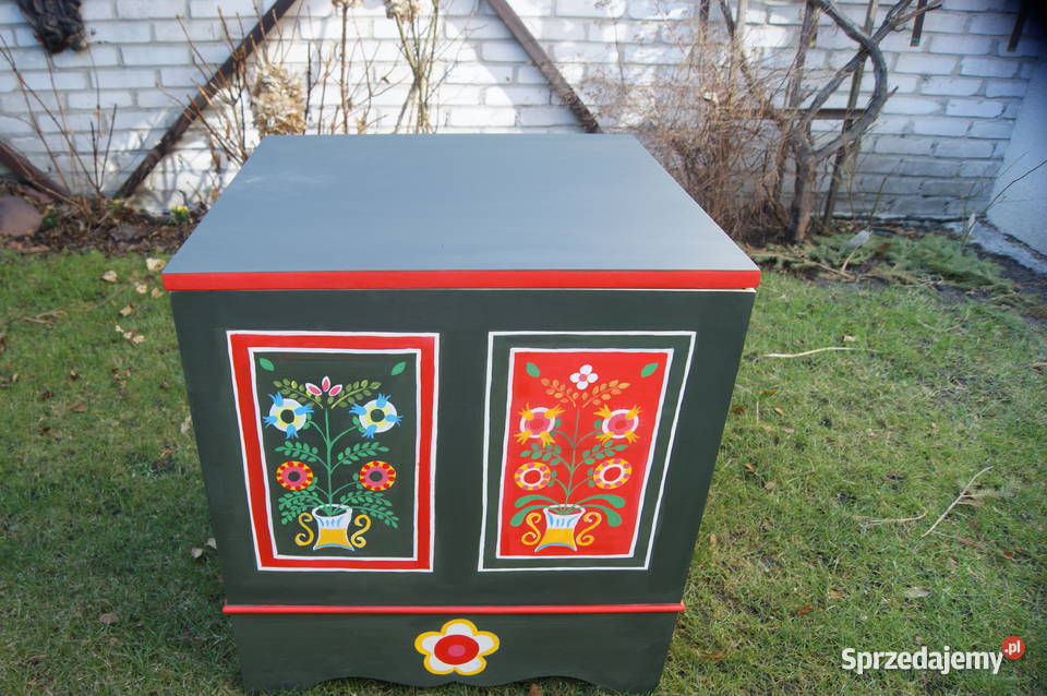 SKRZYNIA POSAGOWA RĘCZNIE MALOWANA Opole