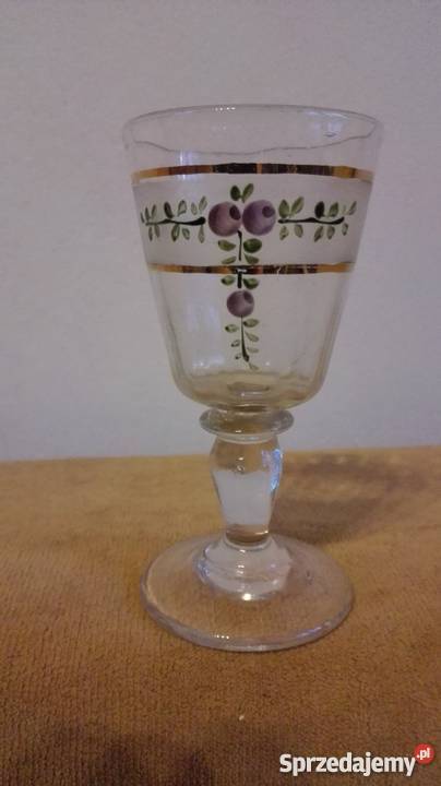 Stare kieliszki grube szkło Nysa