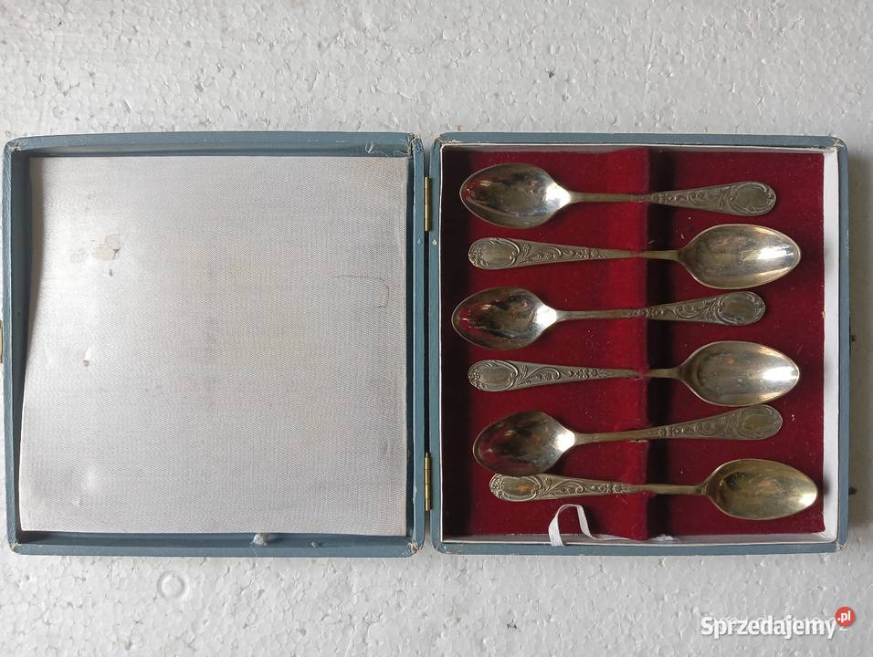 Komplet starych łyżeczek angielski EPNS małopolskie Kraków