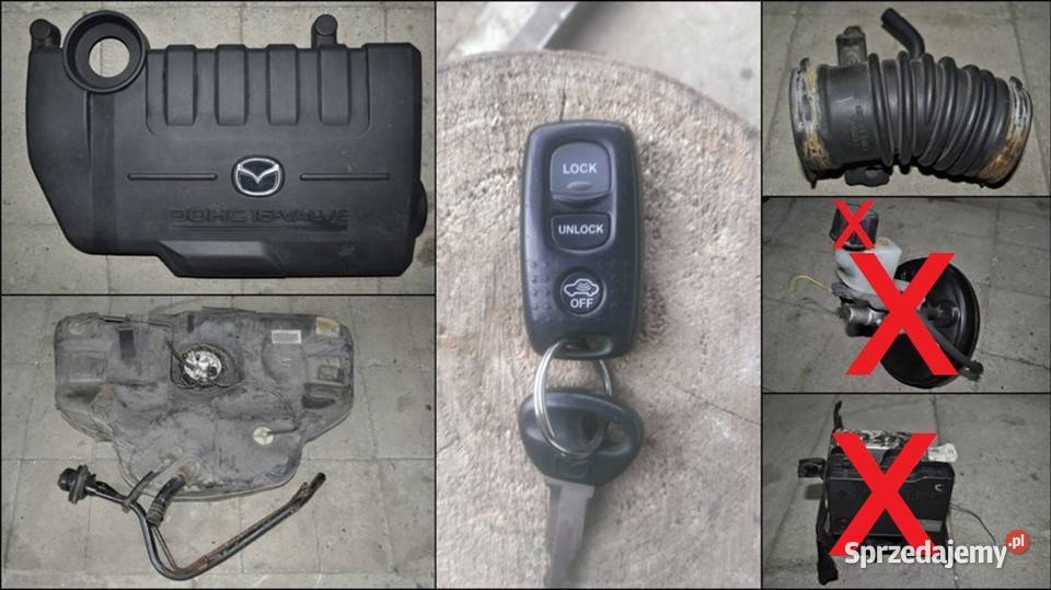 Mazda 6 Kombi 20 16V 141 Benzyna 2003 kolor 25B Pozostałe