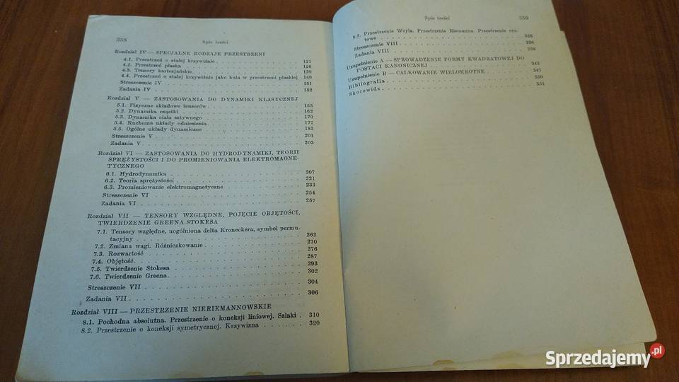 Rachunek tensorowy J L Synge i A Schild Gdańsk