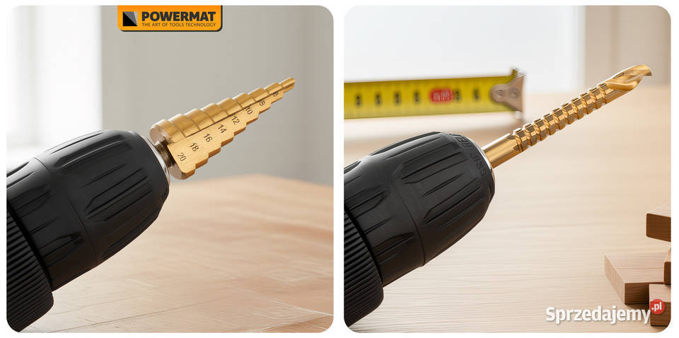 wiertła stopniowe frezujące do metalu hss drewna