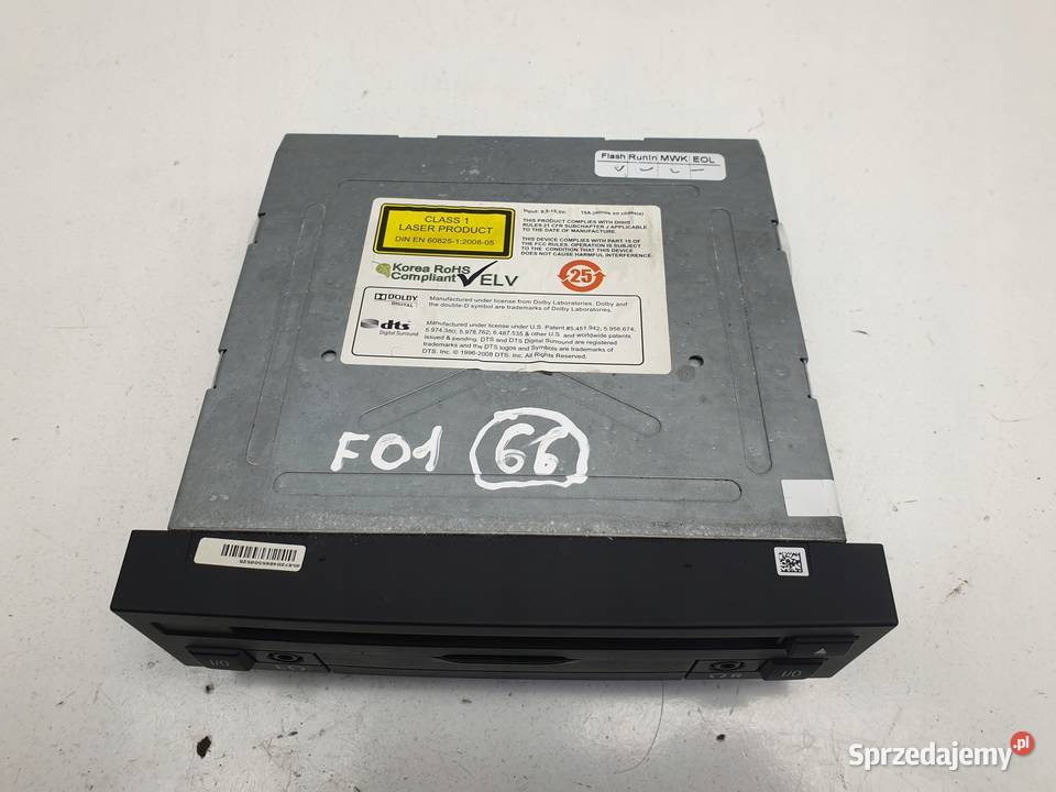 BMW F01 F02 ODWARZACZ DVD AUDIO Z TYŁU 9257027 Rudka
