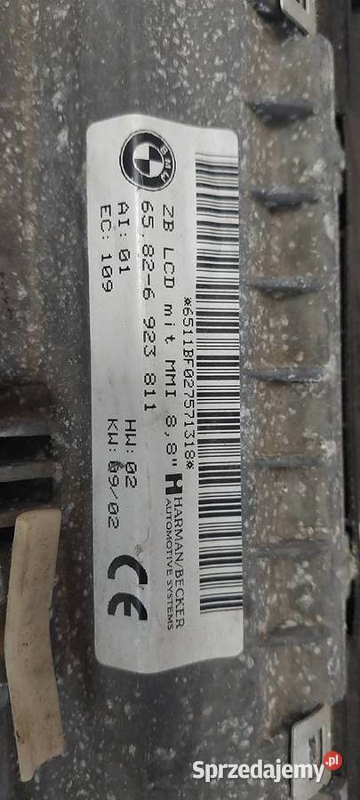 Wyświetlacz nawigacji BMW 7 E65 E66 6582692811 osobowe Szczecin