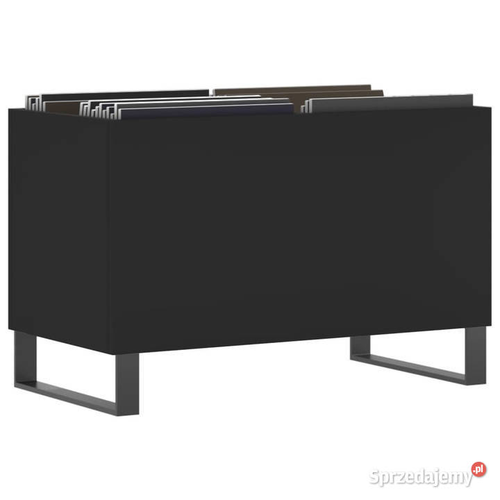 Szafka na płyty czarna 745x38x48 materiał