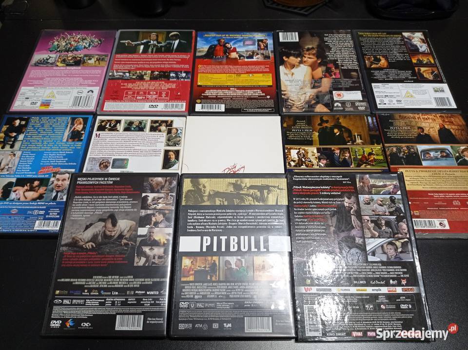 Zestaw filmów DVD fabularne i dzieci dubbing dolnośląskie Wałbrzych