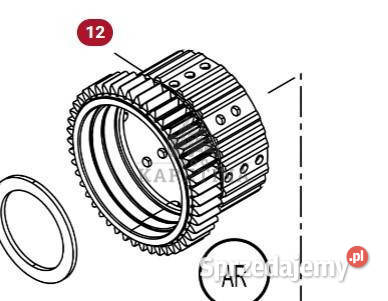 Massey Ferguson 7516 Piasta Sprzęgła CZĘŚCI Jastrzębniki