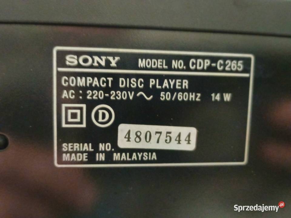 Zmieniarka CD X5 SONY pilot optical sprzedam
