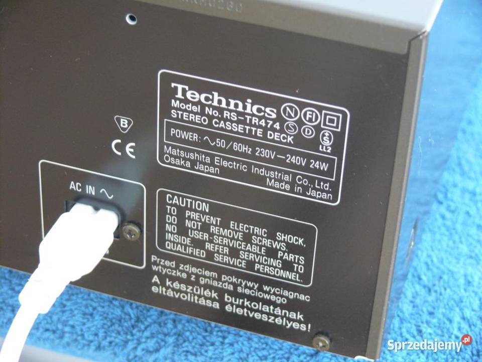 Magnetofon Technics RSTR474 WYSYŁKA podkarpackie Jasło