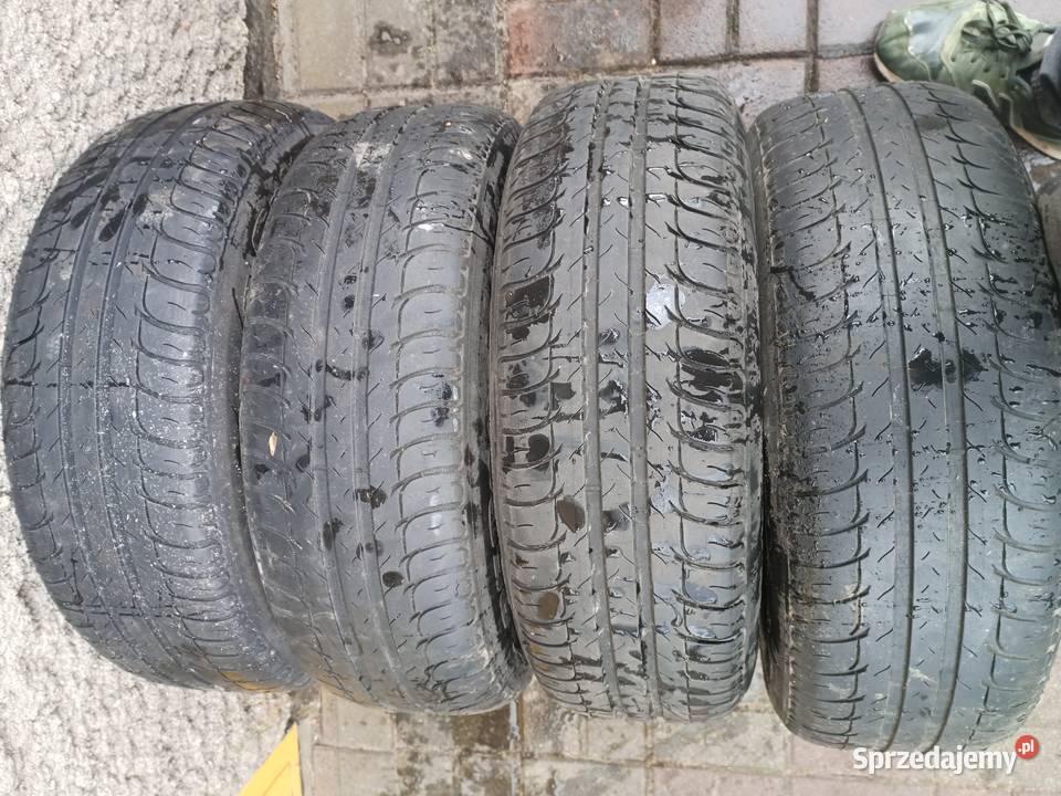 Orginalne Alufelgi mercedes 15 z oponami Średnica 15" Ostróda
