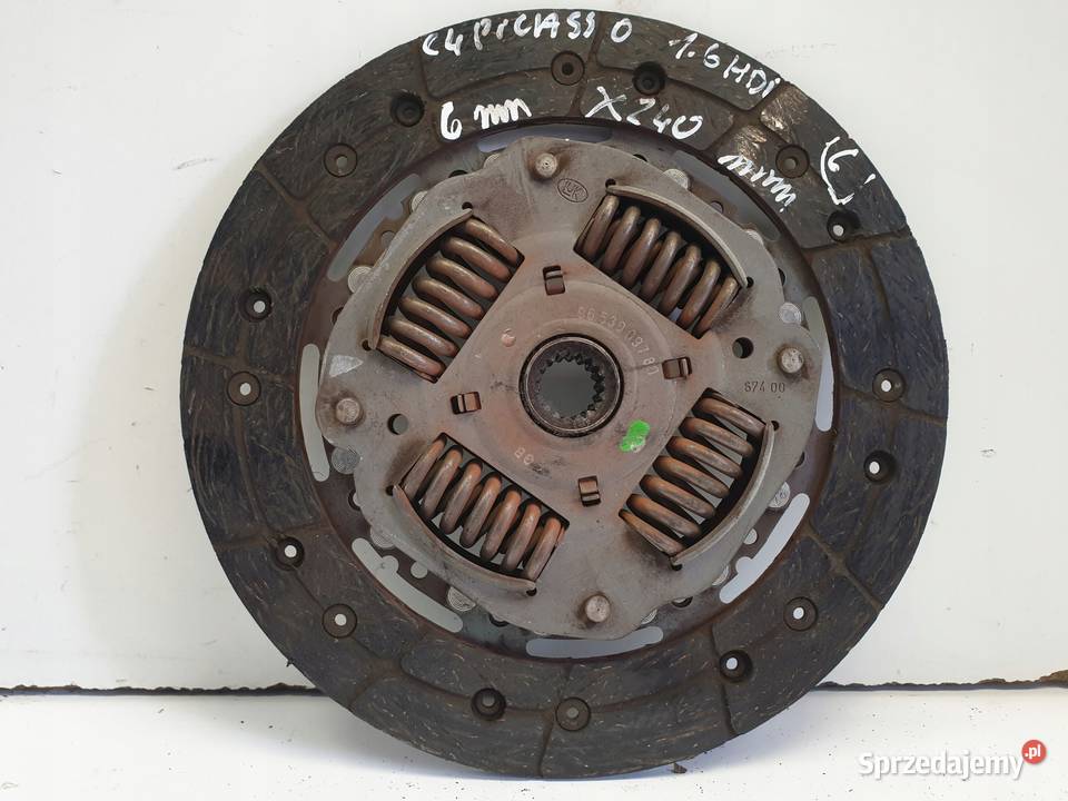 Citroen C4 Picasso 16 HDI DOCISK TARCZA SPRZĘGŁA Chełm