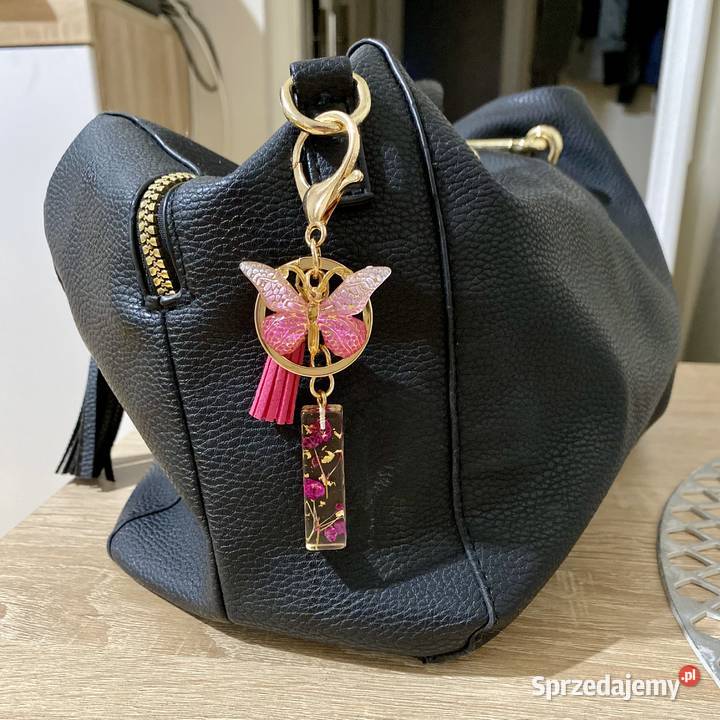 Brelok do torebki i do kluczy z literką I Kielce