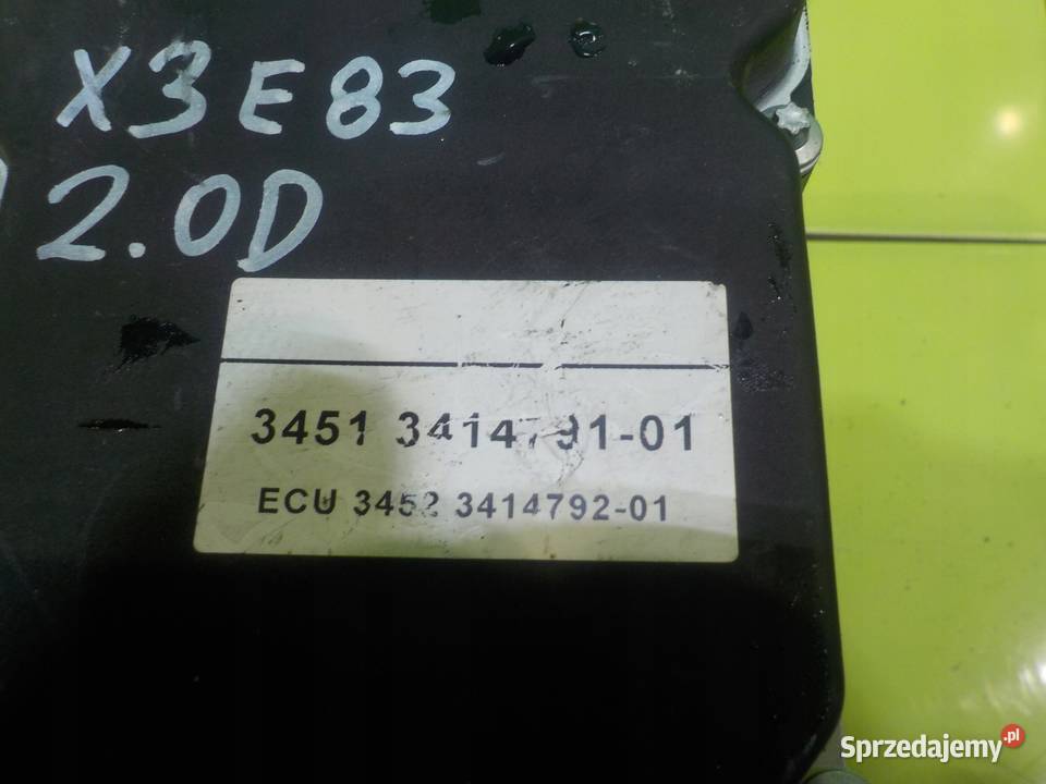 BMW X3 E83 20 D 05r pompa ABS 3414791 3414792 Suków