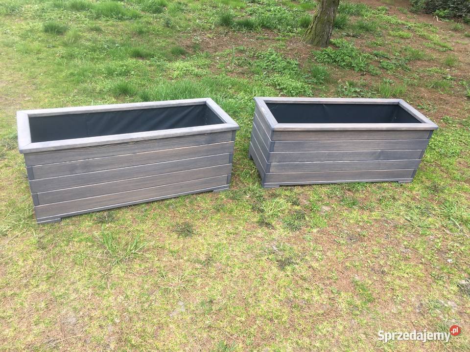 Donica drewniana donica ogrodowa doniczki Donice Warszawa