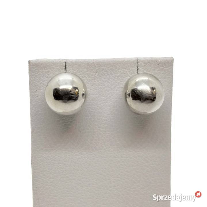 Srebrne Kolczyki Próby 925 226g Sztyft Kule