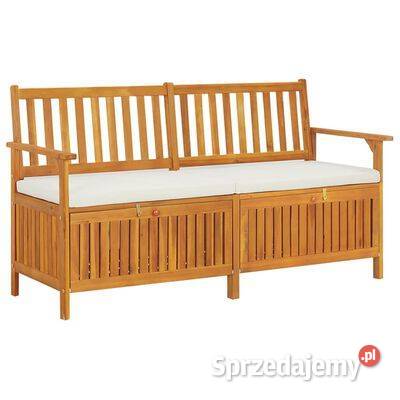 Ława ławka kanapa ogrodowa z poduszkami i