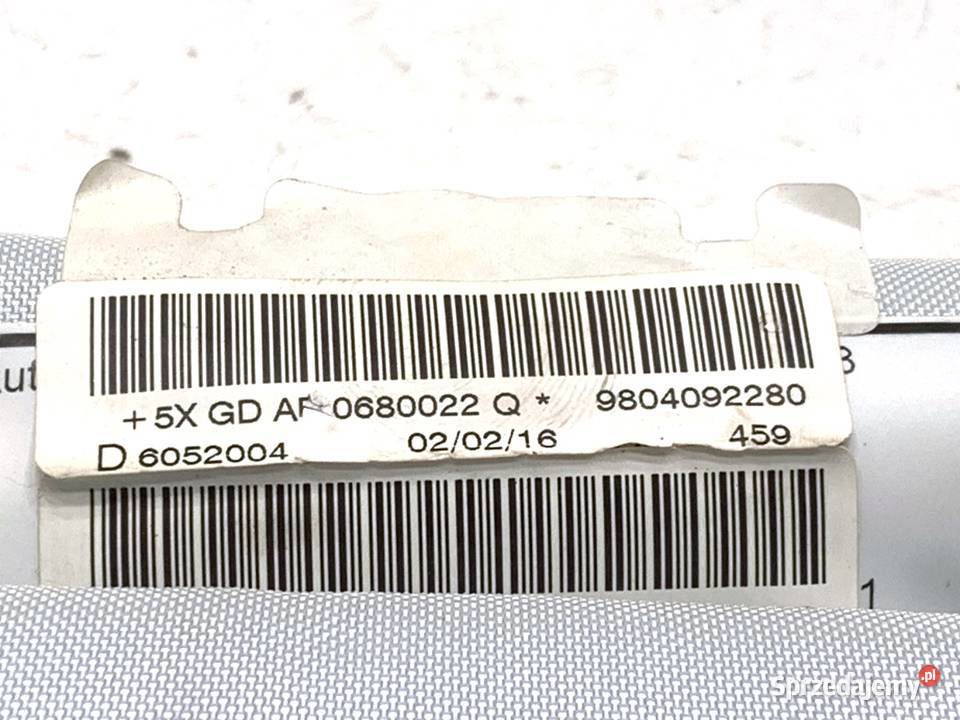 KURTYNA POWIETRZNA PRAWY PEUGEOT 208 I osobowe