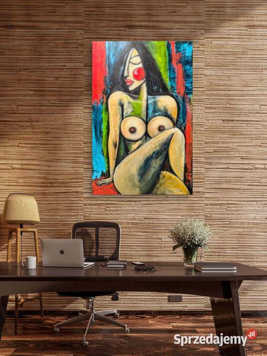 Obraz akrylowy ręcznie malowany 100x60 Ulanów