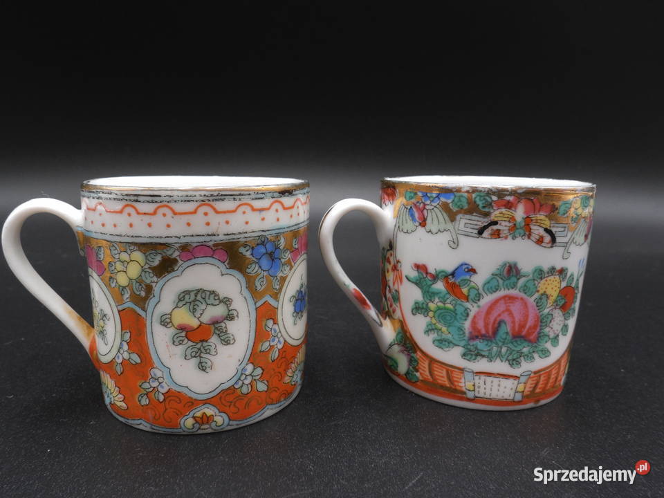Filiżanki CHINYJAPONIA 2 Porcelana i szkło