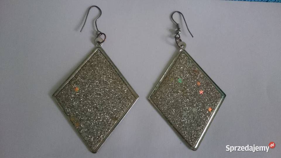 Kolczyki różne wzory gwiazdki serca sople kulki dolnośląskie Wrocław