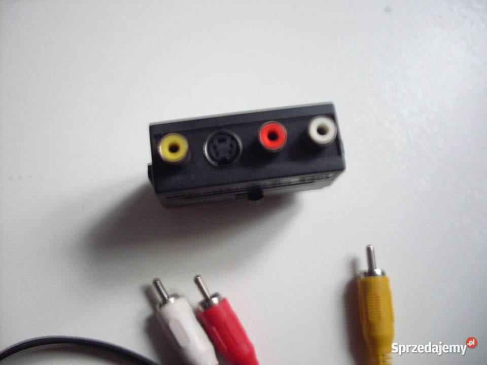 Adapter AV SCART EURO 3x chinch RCA Svideo podkarpackie Łańcut