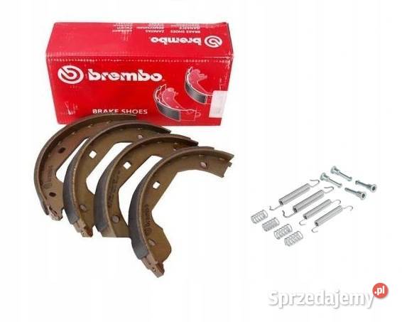 SZCZĘKI HAMULCA RĘCZNEGO BREMBO ZESTAW E46 E81 Układ hamulcowy