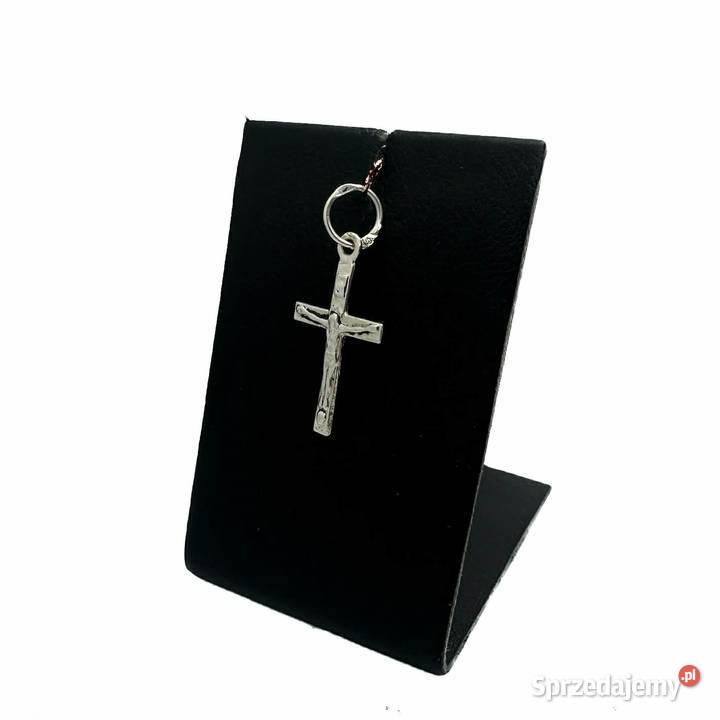 Srebrna Zawieszka Próby 925 042g Krzyż Krzyżyk srebro warmińsko-mazurskie Elbląg