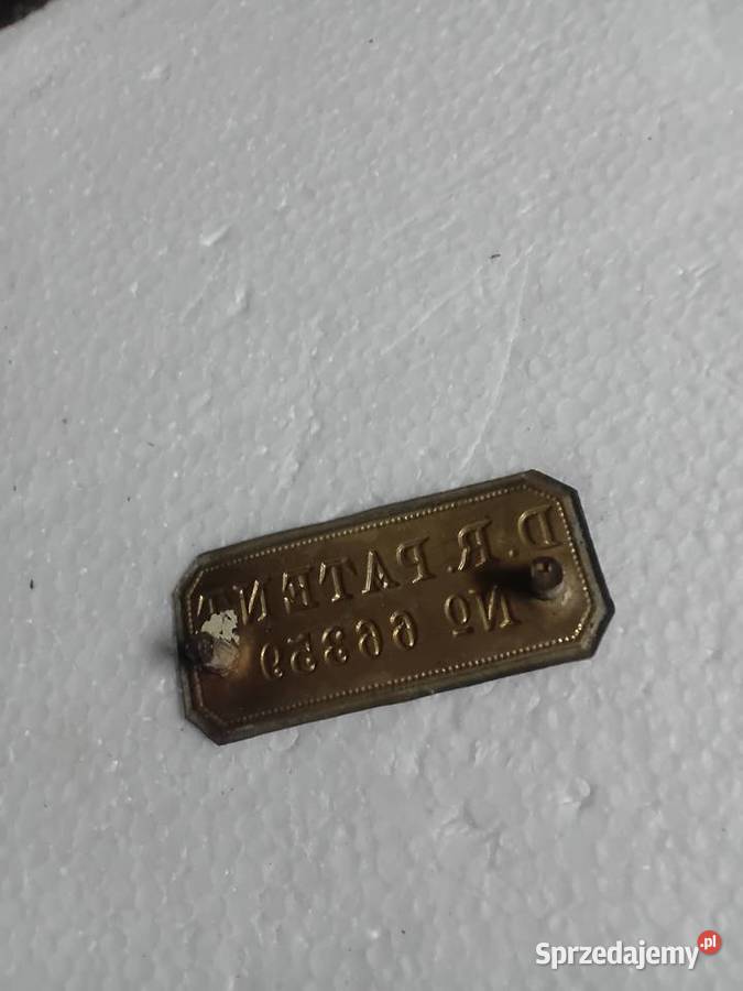 Tabliczka D R PATENT warmińsko-mazurskie Milejewo sprzedam