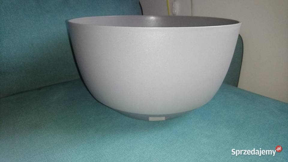 Duża szara DONICA LAMELA na nożkach Warszawa